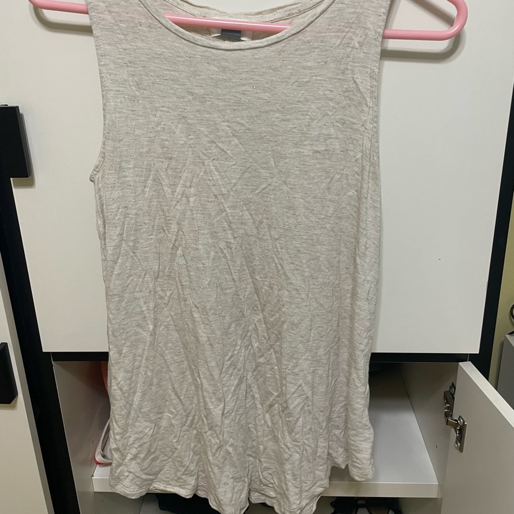 Cream Tank Top